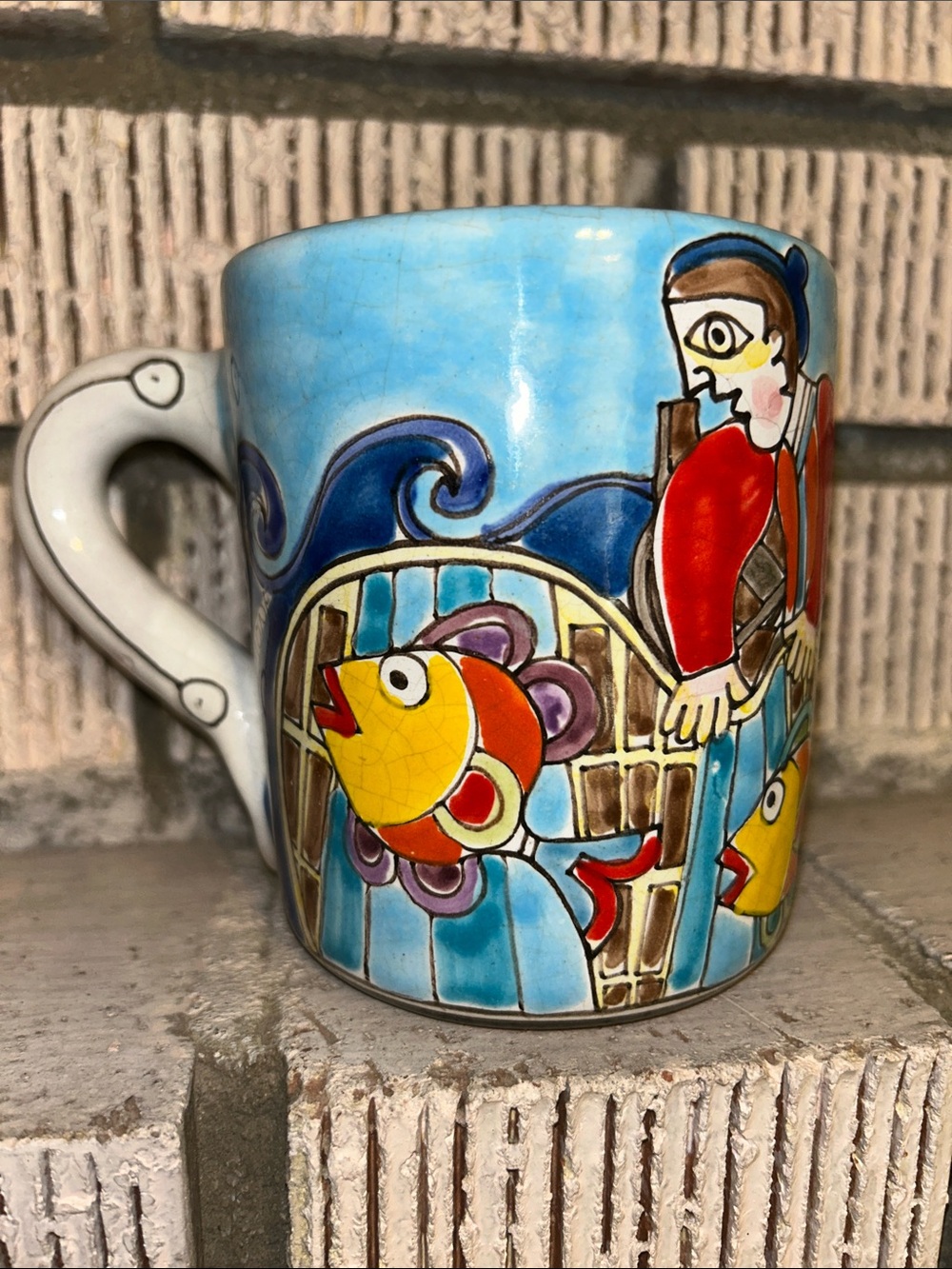 Vintage Desimone Made in Italy Ceramic Mug 1996